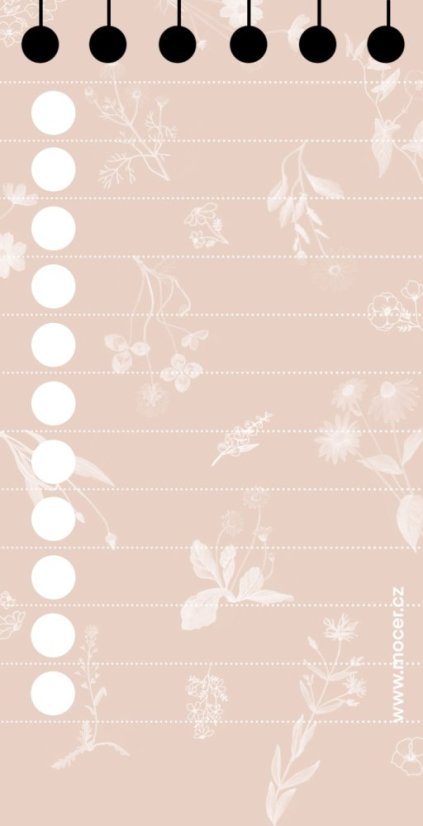 děrované listy květinové horní