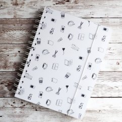 blok tečkovaný PLÁNUJÍCÍ na bullet journal