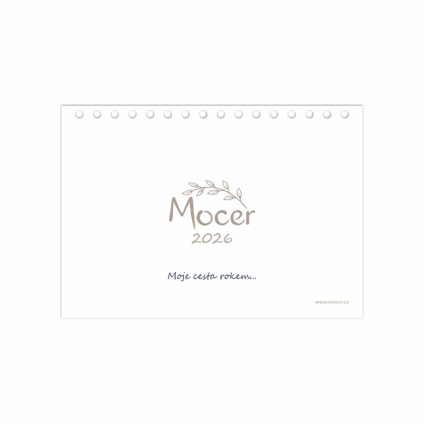 Diář Mocer 2026 - týdenní náhradní náplň
