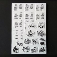 razítka kalendária a měsíce roku razítka kalendária a měsíce roku