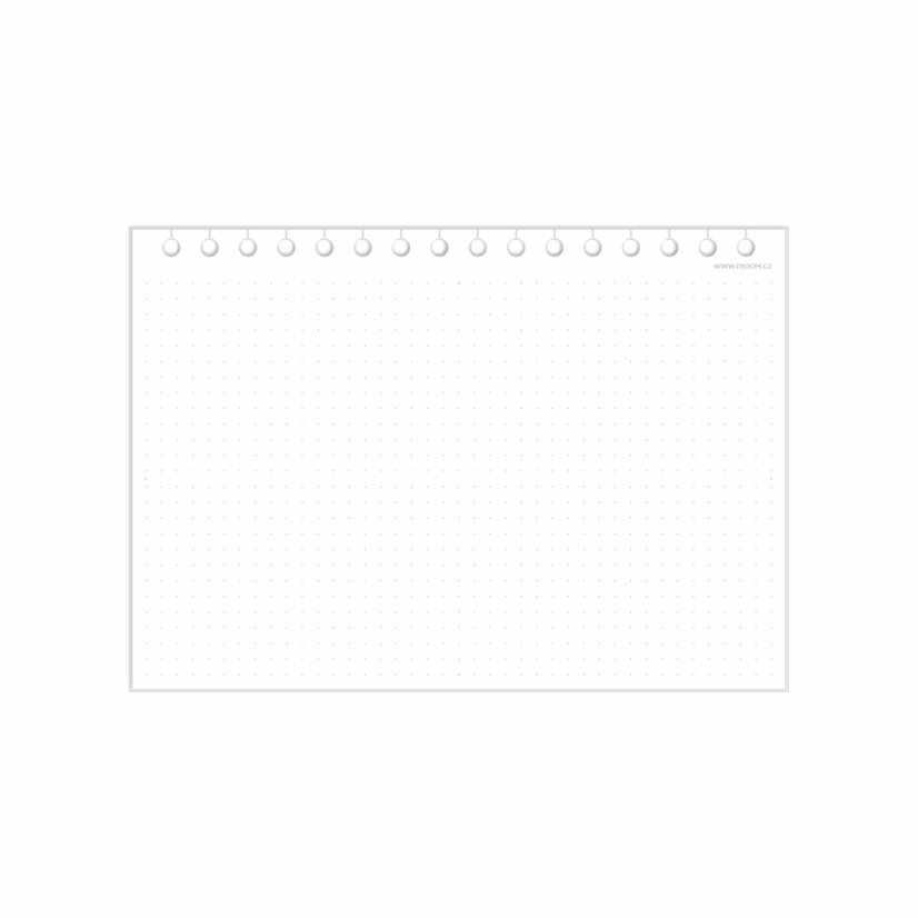 tečkované listy průsek (5 ks) 2026