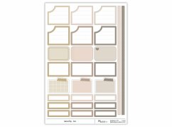 samolepky rámečky - len