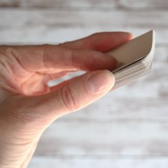 lepíky malé taupe 25 listů 2