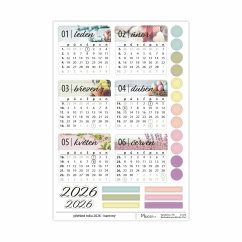 samolepky přehled roku 2026 - barevný