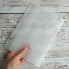 desky plastové zadní s kapsou děrované