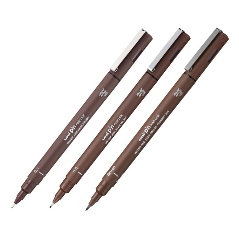 UNI PIN fine liner - sépie