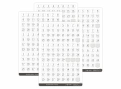 samolepky dny data (říj - pro říjen, listopad, prosinec)