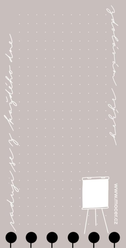 děrované listy motivační