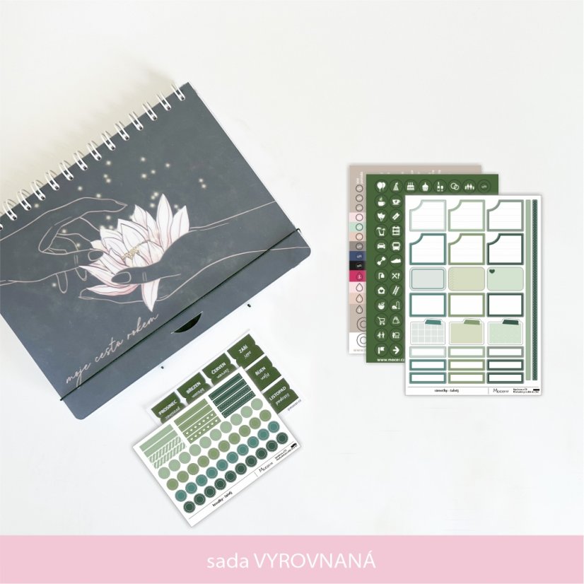 Diář Mocer 2026 - PROPOJUJÍCÍ  (limitka) - diář 2026 varianta: diář 2026 sada VYROVNANÁ