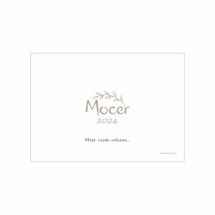 Diář Mocer 2026 - týdenní náhradní náplň (BEZ DĚROVÁNÍ)