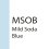 Zebra MILDLINER zvýrazňovač (výběr barev) - barva inkoustu: MSB - Mild Smoke Blue