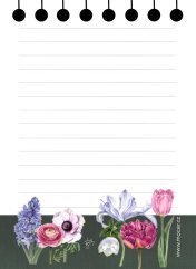 BLOČEK A6 KVĚTINOVÝ BLOČEK A6 KVĚTINOVÝ