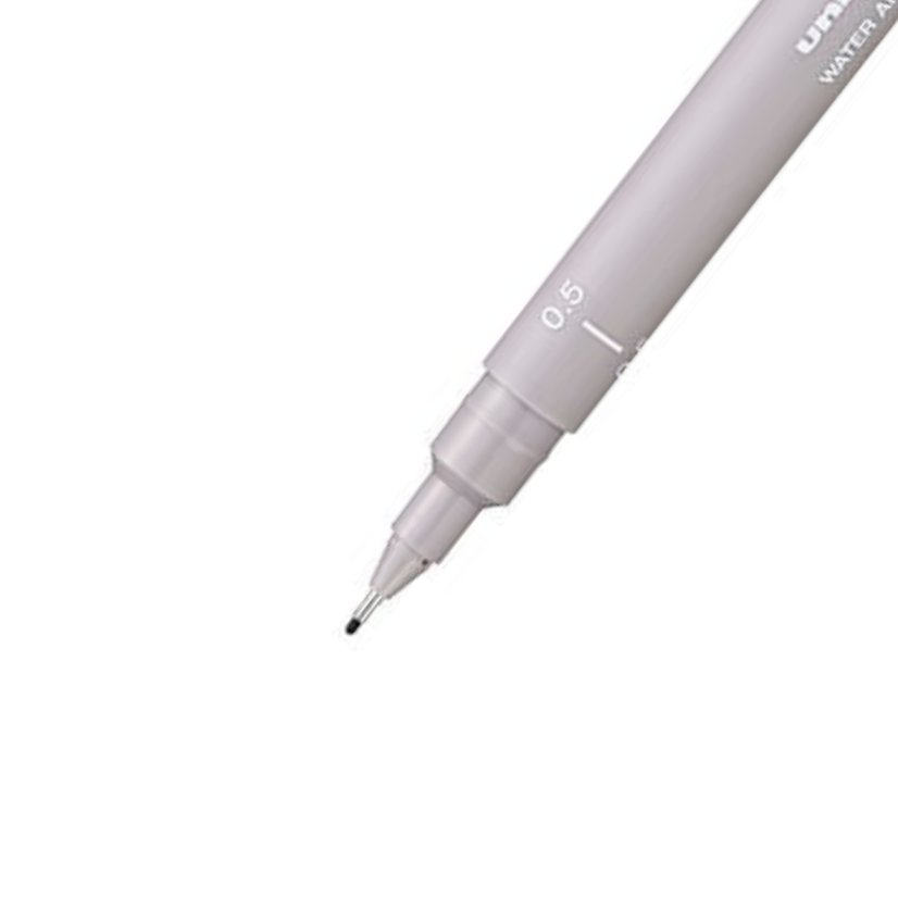 UNI PIN fine liner - světle šedý - šířka stopy: 0,1 mm
