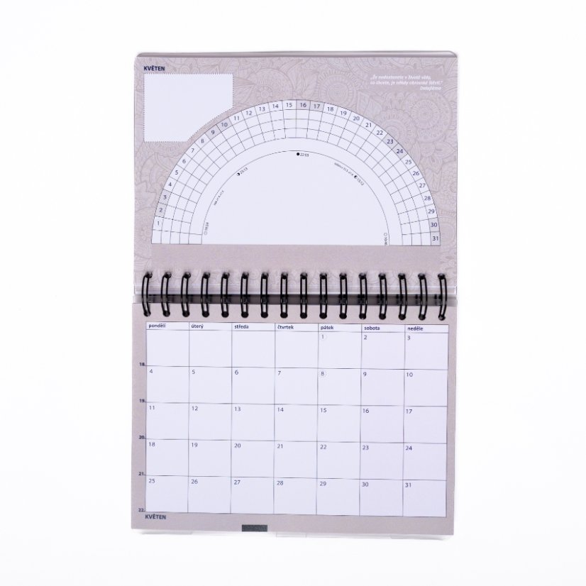 Diář Mocer 2026 - MĚSÍČNÍ