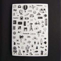 razítka cestování, prázdniny razítka cestování, prázdniny