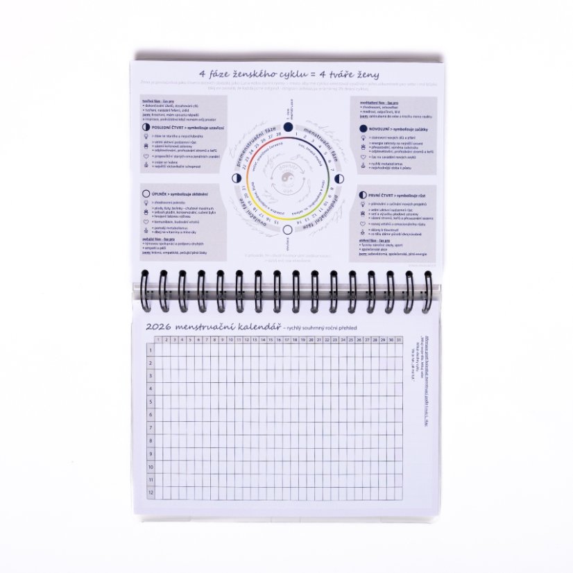 Diář Mocer 2026 - MĚSÍČNÍ