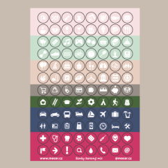 ikonky barevný mix