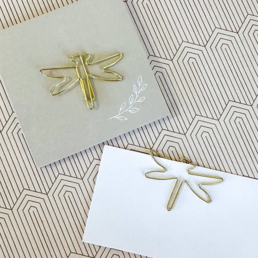 kancelářská sponka - vážka (1 ks) kancelářská sponka - vážka (1 ks)