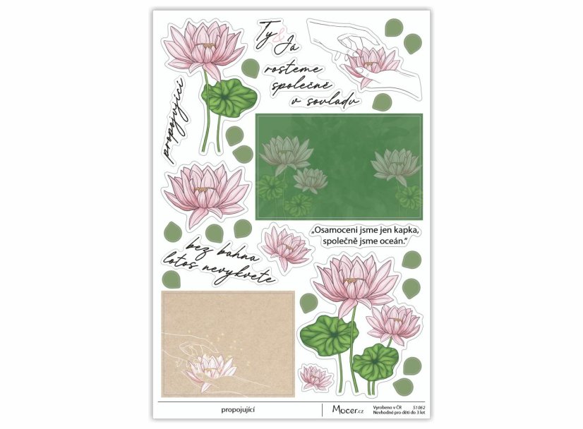 samolepky propojující samolepky propojující